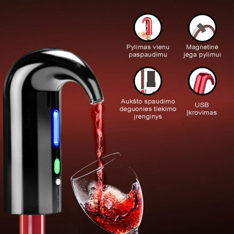 Elektrický automatický plniaci stroj na víno Užsisakykite Trendai.lt 9