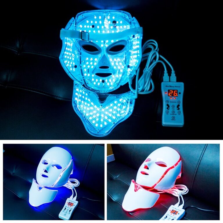 LED maska ​​na tvár a krk s fotonickou svetelnou terapiou Užsisakykite Trendai.lt 11