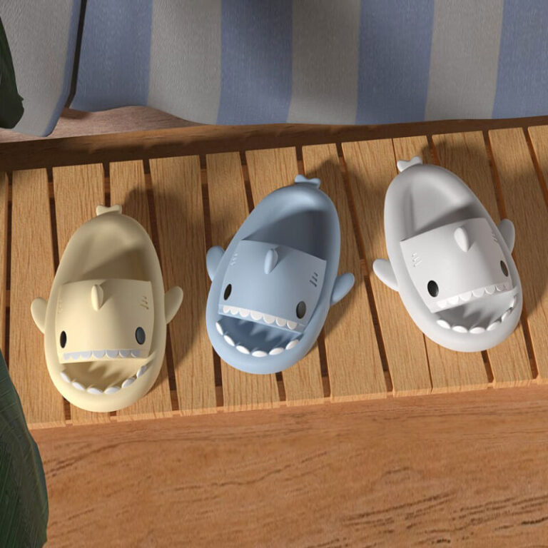 Super mäkké papuče, papuče so žralokmi Užsisakykite Trendai.lt 11