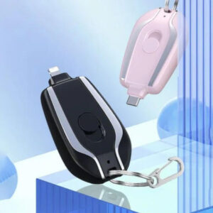 Prenosná mini nabíjačka na kľúče Power Bank 1500 mAh iphone / USB-C Užsisakykite Trendai.lt 21