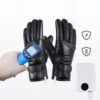 Elektrické vyhrievané kožené rukavice Užsisakykite Trendai.lt 41
