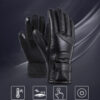 Elektrické vyhrievané kožené rukavice Užsisakykite Trendai.lt 34