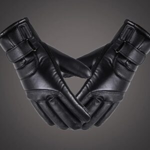 Elektrické vyhrievané kožené rukavice Užsisakykite Trendai.lt 15