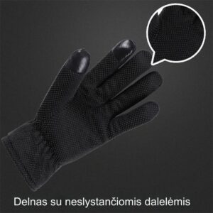 Elektrické vyhrievané kožené rukavice Užsisakykite Trendai.lt 20