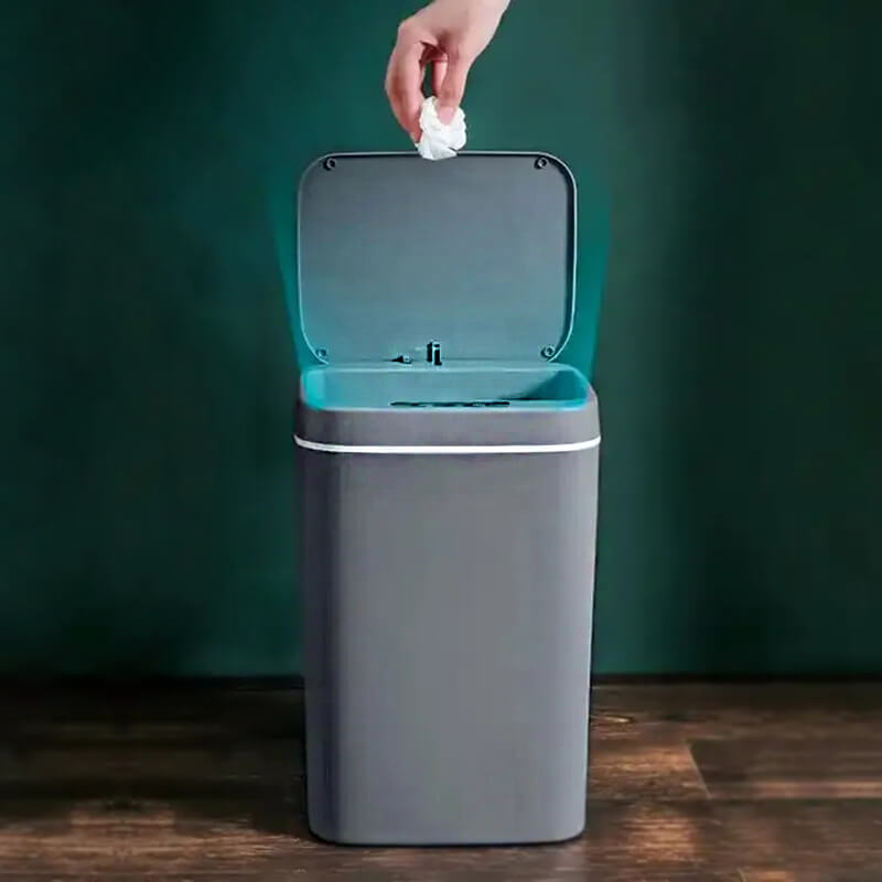 Elektrický inteligentný odpadkový kôš s bezkontaktným senzorom 16L automatický odpadkový kôš Užsisakykite Trendai.lt