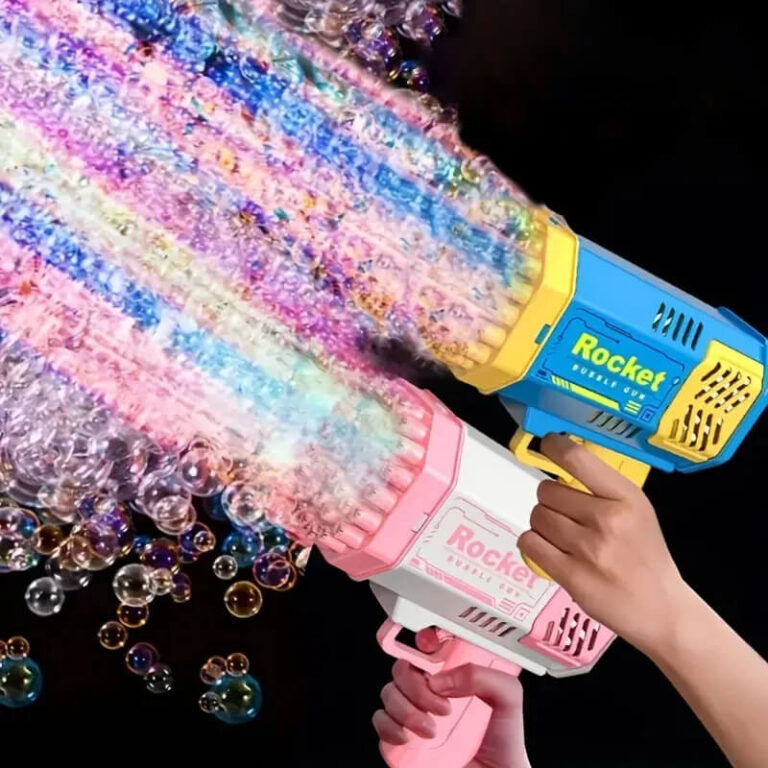 Elektrická automatická bublinková pištoľ, Bubble Machine pre deti Bazooka Rocket Užsisakykite Trendai.lt 5