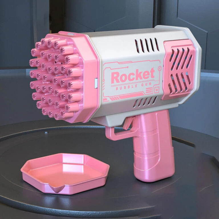 Elektrická automatická bublinková pištoľ, Bubble Machine pre deti Bazooka Rocket Užsisakykite Trendai.lt 8