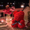 Medvedík z ruží s darčekovou krabičkou 40 cm Užsisakykite Trendai.lt 38