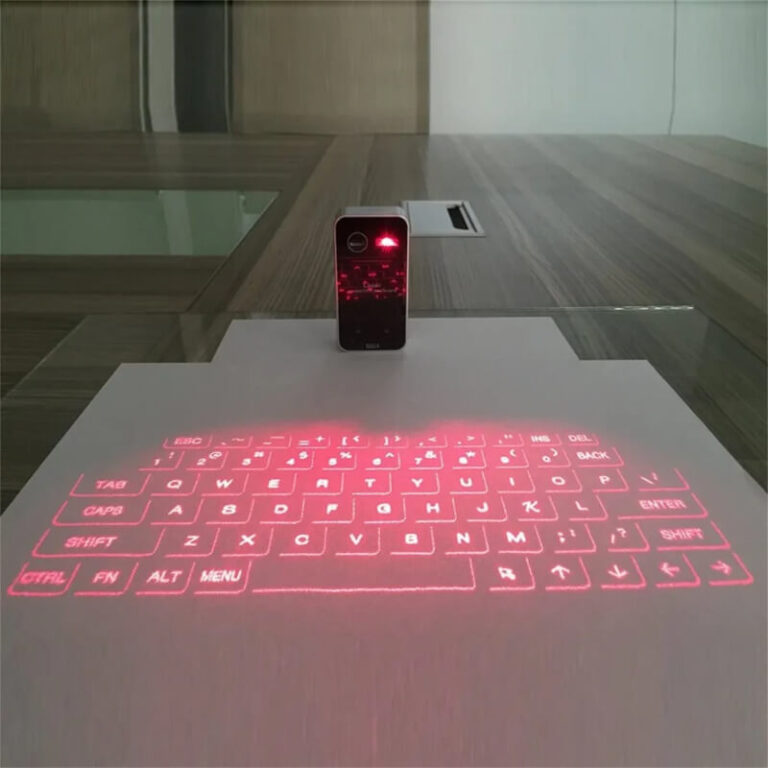Laserová bezdrôtová klávesnica pre počítač a telefón s projektorom Užsisakykite Trendai.lt 8