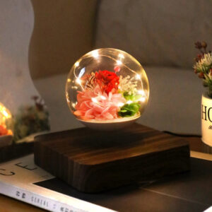 Magnetická levitujúca dekorácia – Lietajúca guľa s kvetom Užsisakykite Trendai.lt 14