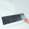Mini skladacia bezdrôtová klávesnica s povrchom citlivým na dotyk Užsisakykite Trendai.lt 35