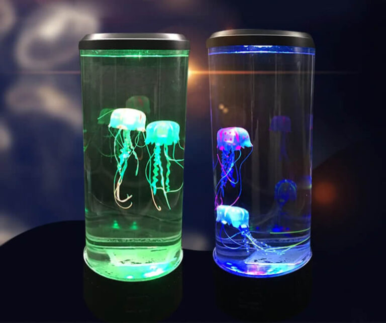 Prenosná nočná LED stolná lampa s imitáciou medúzy Užsisakykite Trendai.lt 5