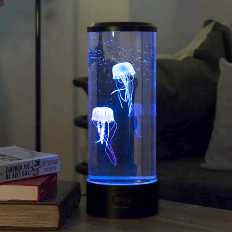 Prenosná nočná LED stolná lampa s imitáciou medúzy Užsisakykite Trendai.lt 4