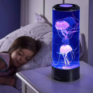 Prenosná nočná LED stolná lampa s imitáciou medúzy Užsisakykite Trendai.lt 14