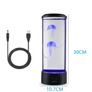 Prenosná nočná LED stolná lampa s imitáciou medúzy Užsisakykite Trendai.lt 16