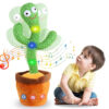 Tancujúci kaktus pre deti, plyšová hračka, ktorá spieva a opakuje slová Užsisakykite Trendai.lt 17