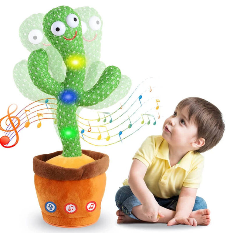 Tancujúci kaktus pre deti, plyšová hračka, ktorá spieva a opakuje slová Užsisakykite Trendai.lt 5