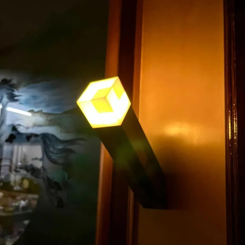Minecraft Light for Children Stolná lampa “Minecraft baterka” Užsisakykite Trendai.lt