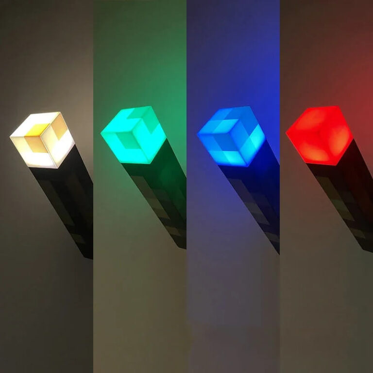 Minecraft Light for Children Stolná lampa “Minecraft baterka” Užsisakykite Trendai.lt 5