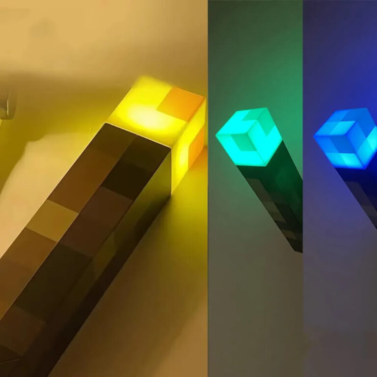 Minecraft Light for Children Stolná lampa “Minecraft baterka” Užsisakykite Trendai.lt 8