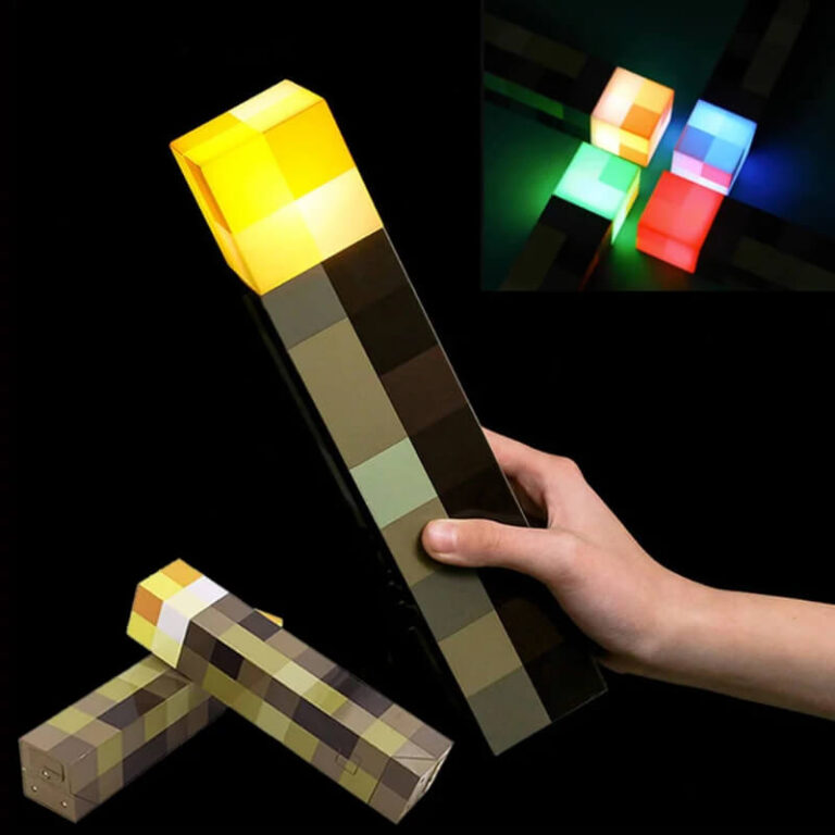 Minecraft Light for Children Stolná lampa “Minecraft baterka” Užsisakykite Trendai.lt 10