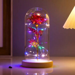 Dekoratívna lampa Svetelná ruža v skle Užsisakykite Trendai.lt 23