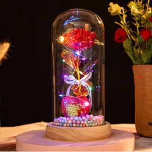 Dekoratívna lampa Svetelná ruža v skle Užsisakykite Trendai.lt 31