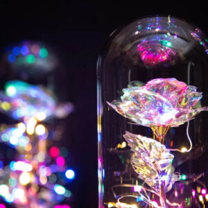Dekoratívna lampa Svetelná ruža v skle Užsisakykite Trendai.lt 19