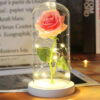 Dekoratívna lampa Svetelná ruža v skle Užsisakykite Trendai.lt 54