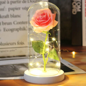 Dekoratívna lampa Svetelná ruža v skle Užsisakykite Trendai.lt 26