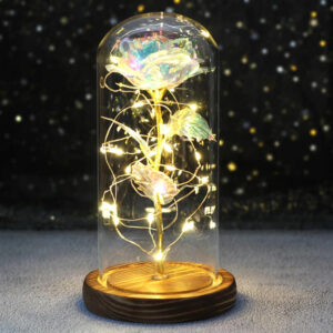 Dekoratívna lampa Svetelná ruža v skle Užsisakykite Trendai.lt 27