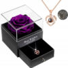 Šperkovnica s ružou a náhrdelníkom so slovom Láska 100 jazykov Užsisakykite Trendai.lt 25