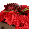 Vonná kytica mydlových ruží a karafiátov v krabičke Užsisakykite Trendai.lt 22