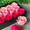 Voňavé mydlové ruže v luxusnej krabičke 18 ks. Užsisakykite Trendai.lt 21
