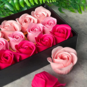 Voňavé mydlové ruže v luxusnej krabičke 18 ks. Užsisakykite Trendai.lt 11
