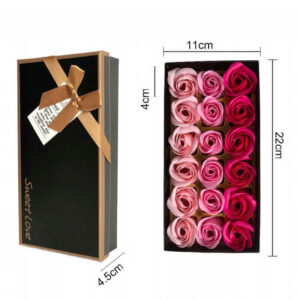 Voňavé mydlové ruže v luxusnej krabičke 18 ks. Užsisakykite Trendai.lt 12