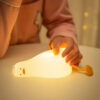 Prenosná silikónová lampa pre deti hus, kapybara, panda Užsisakykite Trendai.lt 34