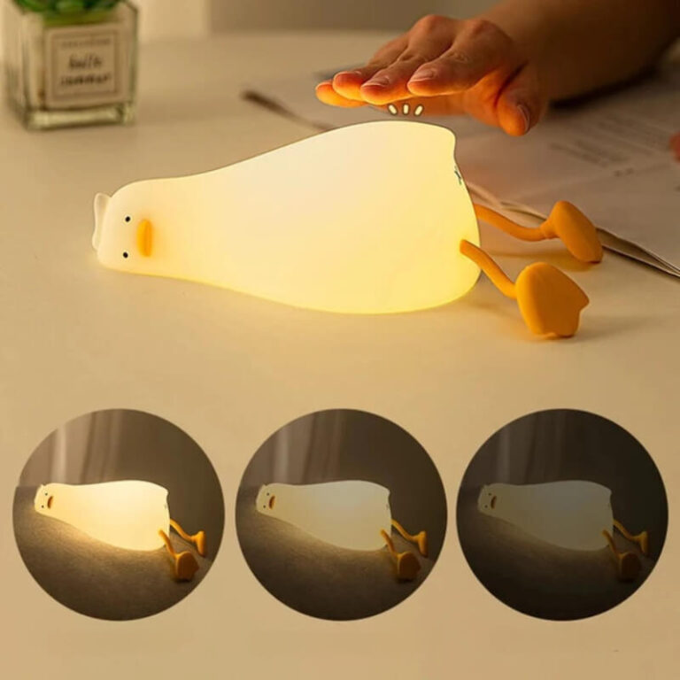 Prenosná silikónová lampa pre deti hus, kapybara, panda Užsisakykite Trendai.lt 5