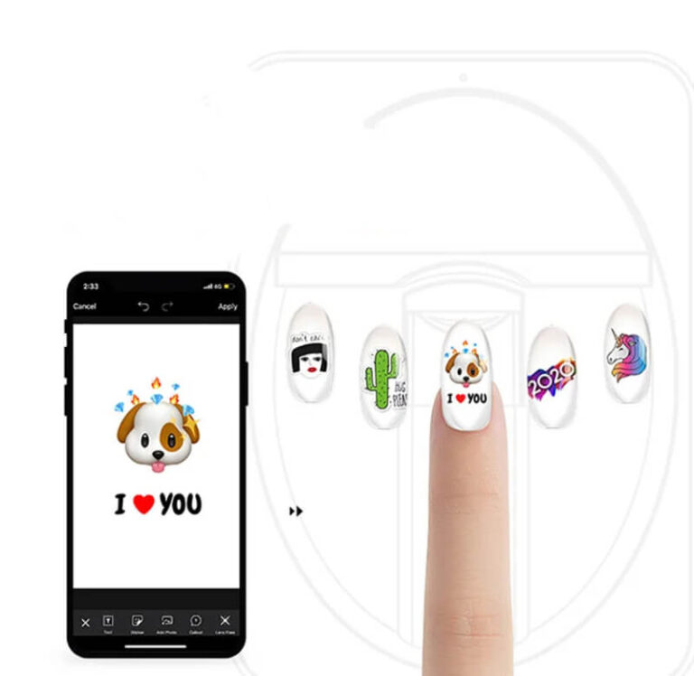 Profesionálna inteligentná 3D tlačiareň na nechty z vášho telefónu Užsisakykite Trendai.lt 12